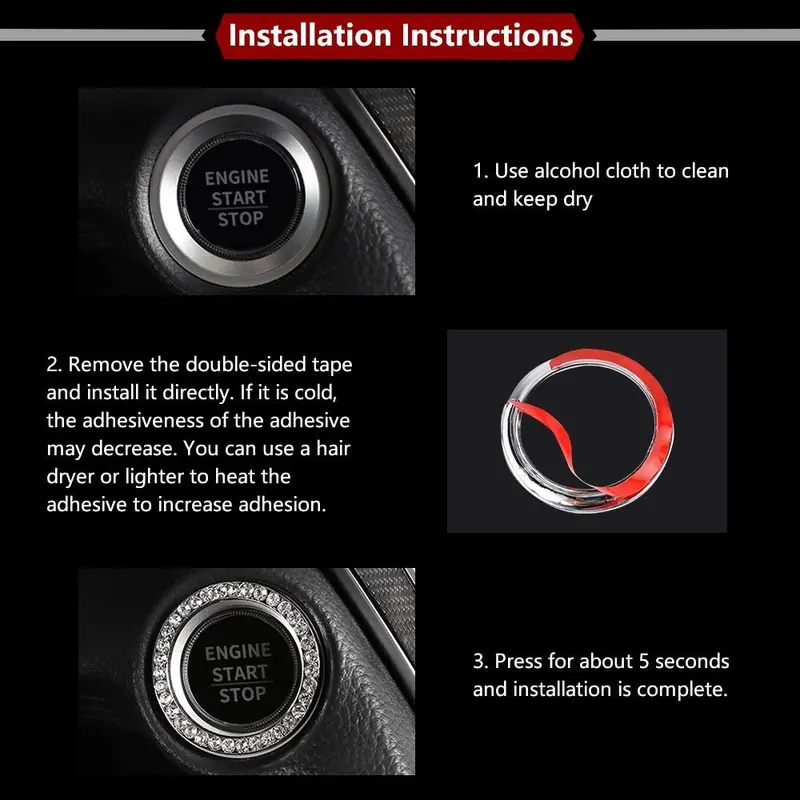 Lecart Bling Car Interior Volume Knob Cover For Honda Car Interior Bling Accessories Premium Zinc Alloy Sound Switch Knob Caps Compatible For Honda Accord 2018 2019 2020 Silver Pack Of 2 6