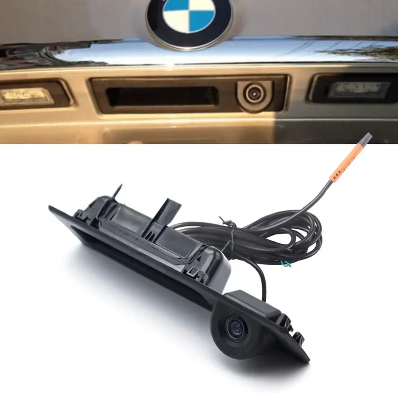 Liebmaya 170 Degree Car Trunk Handle Backup Camera Rear View Hd Camera Parking Backup Camera For Bmw 5 F10, 5 F11, 3 F30, X3 Series F25 1