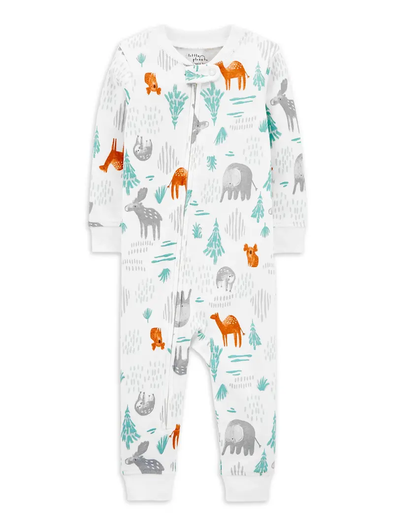 Little Planet Organic By Carter's Baby Boys Snug Fit Cotton 1-Piece Footless Sleeper Pajama 1