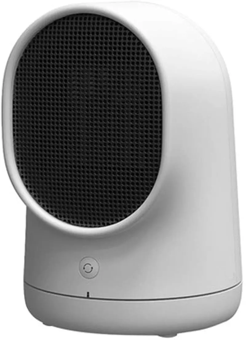 Lyyan Mini Heater Small Heater Fast Heat Generation Ultra-Wide-Angle Heating Silent Operation Energy-Saving Household Radiator (500W) White 1