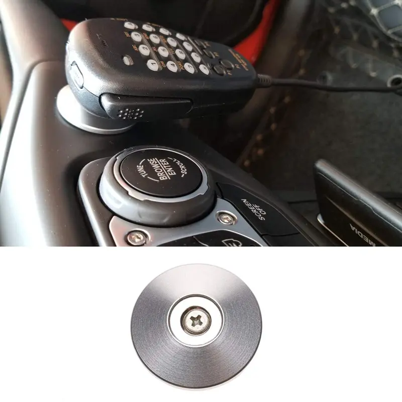 Magnetic Radio Hand Microphone Hand-Mic Mount Base For Yaesu Icom Ftm-300Dr Ftm-300 Ftm-7250Dr Ftm-7250 Ftm-400Dr Ftm-400Xdr Ft-450D For Wrangler Chevy Fd Off-Road Suv 1
