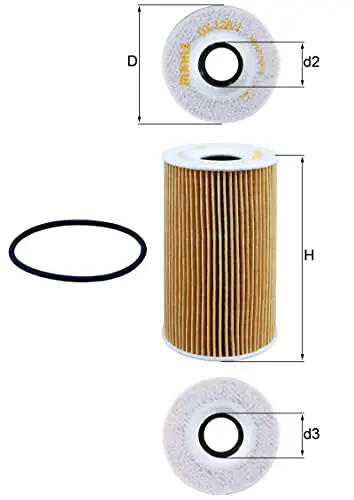 Mahle Original Ox 128/1D Eco Oil Filter 1