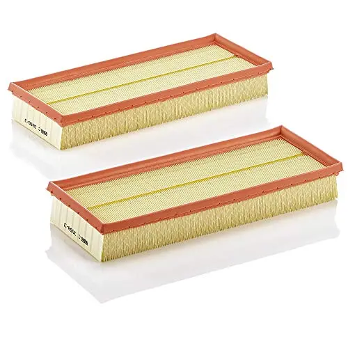 Mann Filter C 3698/3-2 Air Filter Element, (Set Of 2) 1