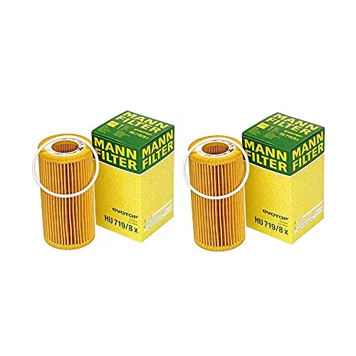Mann Set Of 2 Engine Oil Filter For Volvo C30 C70 S40 S60 Cross Country V50 V60 Xc60 Xc70 2.4L 2.5L L5 Dohc Naturally Aspirated Gas Fi Di Mfi Mc Mh Mj Ms Mw 1