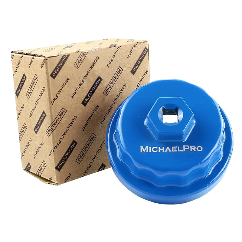 Michaelpro Mp009057 Oil Filter Cap Wrench For Toyota, Lexus, Fits Most 6 & 8 Cylinder Engines / 2.5L To 5.7 L Engines, 64.5Mm 14 Flutes- Easily Remove Oil Filters 1