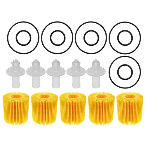 Motoall 04152-Yzza1 Oil Filter Kit For Toyota Avalon Camry Rav4 Sienna Lexus Es300h Es350 Is200t Rx350 Rx450h 1
