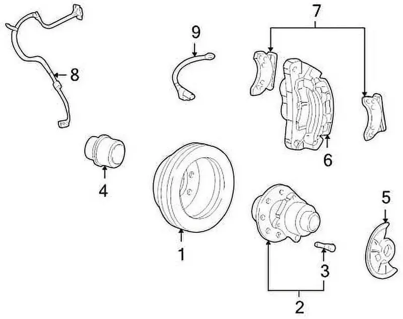 Motorcraft Brake Hydraulic Hose Brhf-75 1