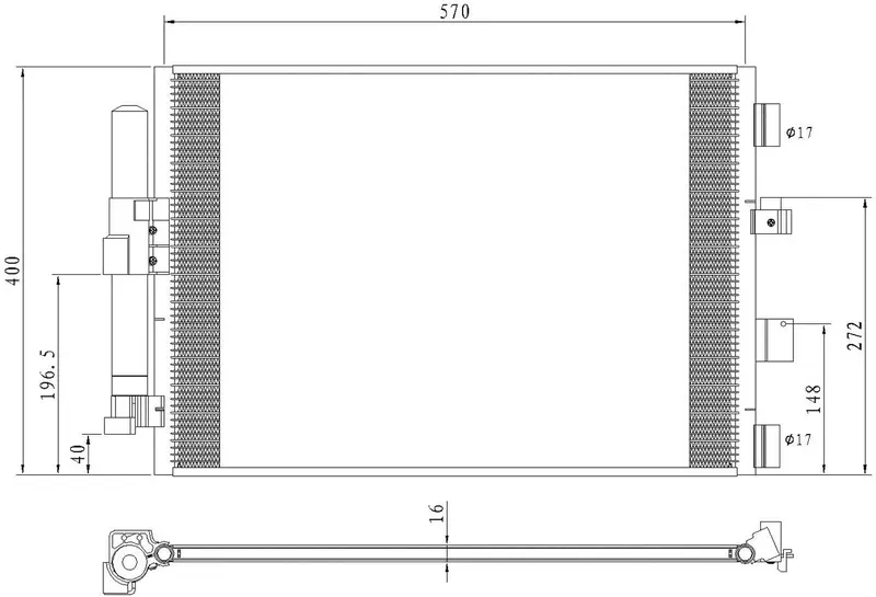 Multiple Manufactures Cnd30068 Standard (No Variation) A/C Condenser 1