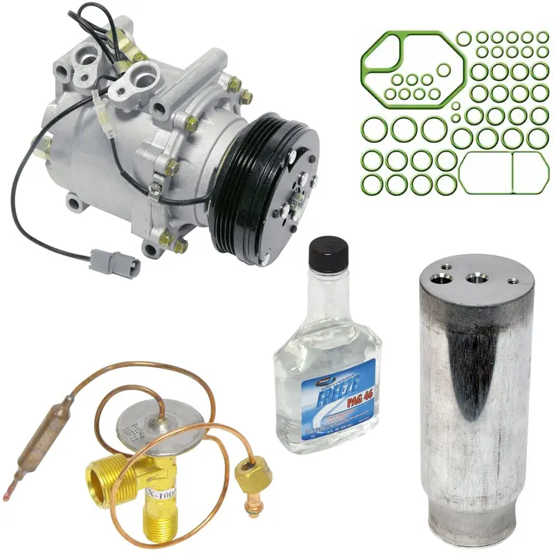 New A/C Compressor And Component Kit 1051393-38810P06a06 Civic Civic Del Sol 1