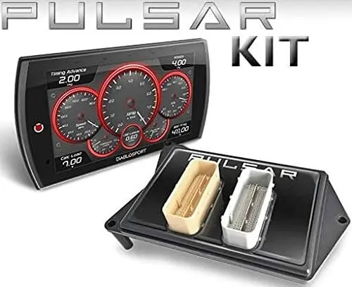 New Diablosport Pulsar Inline Chip & Module Kit With Trinity 2 Mx Digital Gauge,Compatible With 2019 Ram 1500 5.7L Trucks 1