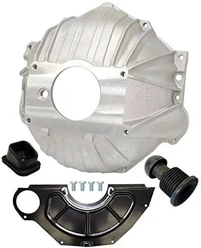 New Sws Chevy 621 Aluminum Bellhousing, Flywheel Inspection Cover, Clutch Fork Boot & Clutch Pivot Ball, Stamped With #Gm 3899621 Replacement For Sbc & Bbc For 11" Manual Clutch Applications 1