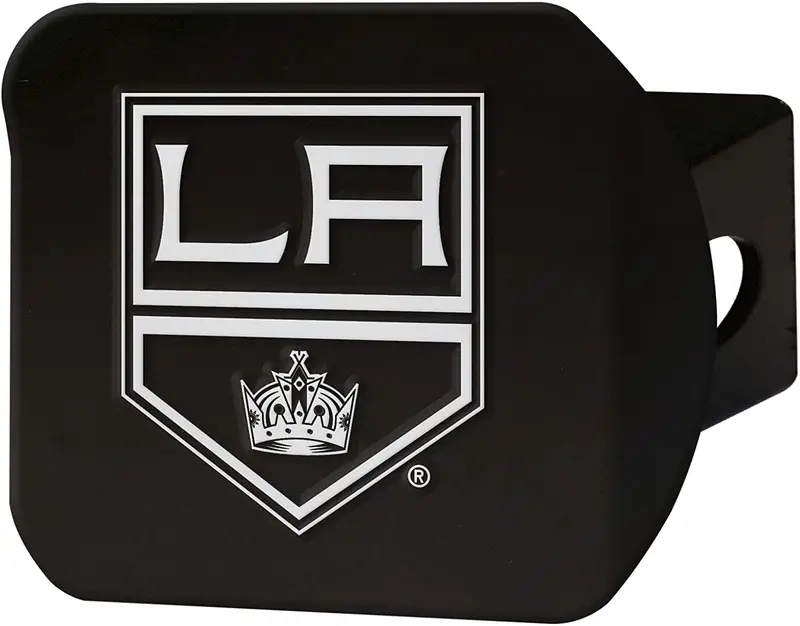 Nhl - Los Angeles Kings Black Metal Hitch Cover 1