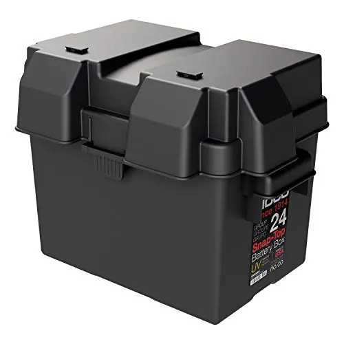 Noco Hm300bks Group 24 Snap-Top Battery Box For Marine, Rv, Camper And Trailer Batteries 1