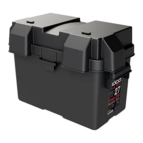 Noco Hm327bks Group 27 Snap-Top Battery Box For Marine, Rv, Camper And Trailer Batteries , Black 1