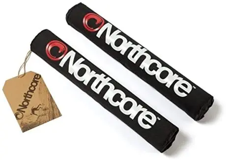 Northcore Roof Bar Pads Surf Rack One Size Black 1