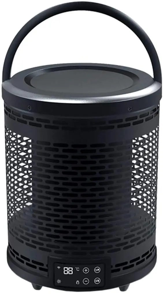 Ocye Household Heater, Indoor Stove Heat Storage Electric Heater, No Light, No Noise, Dumping Power Failure, Used In Bedroom, Living Room, Office, Black 1