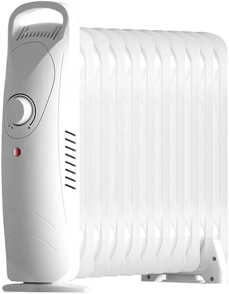 Ocye Oil-Filled Radiator Space Heater, Compact And Portable, Usable For Pregnant And Infant, Energy Saving, Safety Protection, Suitable For Family And Office Use, White 1