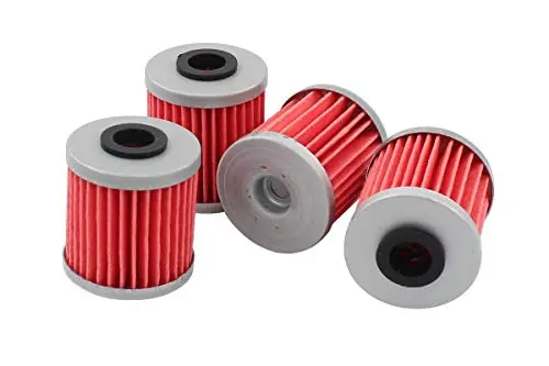 Pack Of 4 Oil Filter For Kawasaki Kx250 Kx250f Kx450f For Suzuki Rmx450z Rmz250 Rmz450 Beta Evo 250 300 1