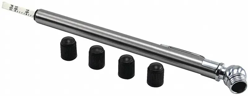 Pencil Tire Press Gauge, 10 To 50 Psi 1