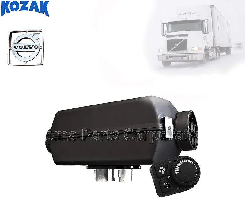 Planar 2D-12-Tm 2Kw Diesel Air Heater 12V With Pu-5 Controller Similar To Webasto, Airtronic, Eberspacher, Espar Truck For Volvo Vnl Semi Trucks Plus Volvo Logo 1