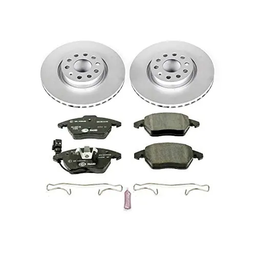 Power Stop Esk2259 Front Euro-Stop Brake Kit Audi Volkswagen 1