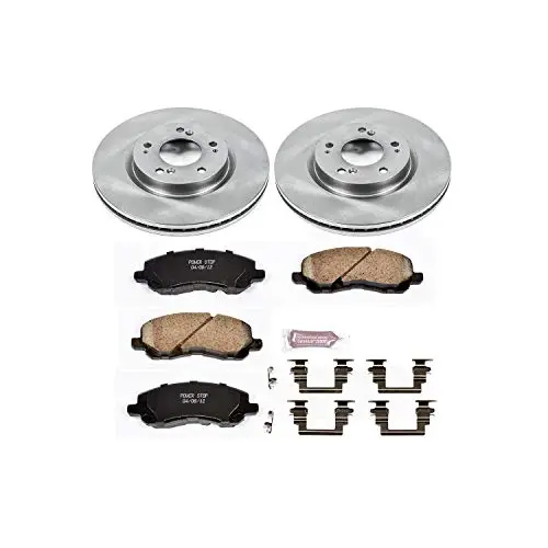 Power Stop Koe094 Autospecialty Front Replacement Brake Kit-Oe Brake Rotors & Ceramic Brake Pads 2