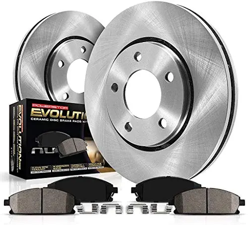 Power Stop Koe5817 Autospecialty Front Replacement Brake Kit-Oe Brake Rotors & Ceramic Brake Pads 1