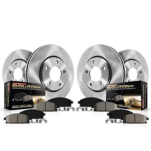 Power Stop Koe6778 Autospecialty Front And Rear Replacement Brake Kit-Oe Brake Rotors & Ceramic Brake Pads 1