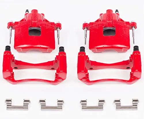 Power Stop S4638a Performance Powder Coated Brake Caliper Set For Buick, Cadillac, Oldmobile, Chevy, Pontiac 1