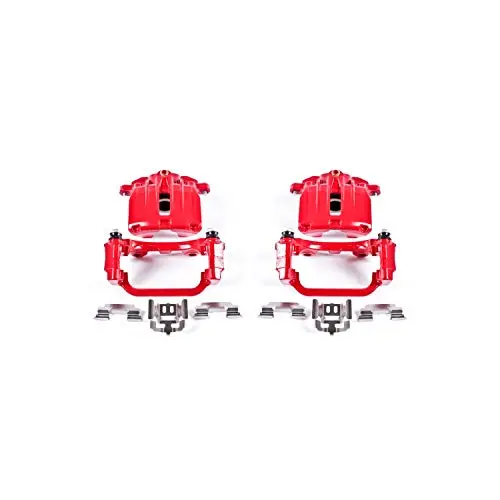 Power Stop S4726 Performance Powder Coated Brake Caliper Set For Chevy, Cadillac, Gmc 1
