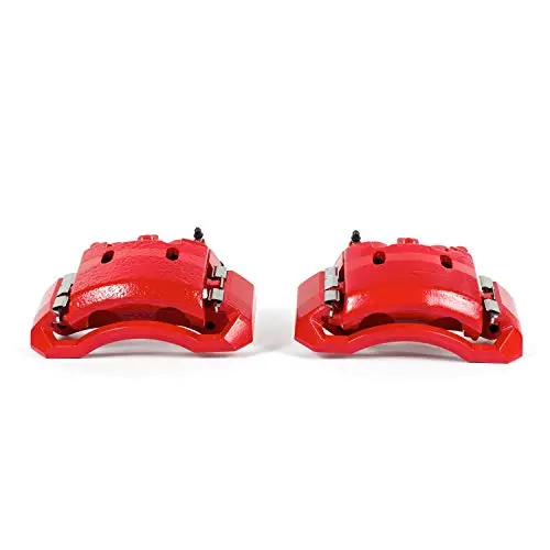 Power Stop S4890 Red Powder-Coated Performance Caliper 1