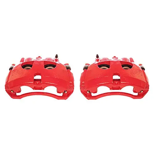 Power Stop S5172 Red Powder-Coated Performance Caliper 1