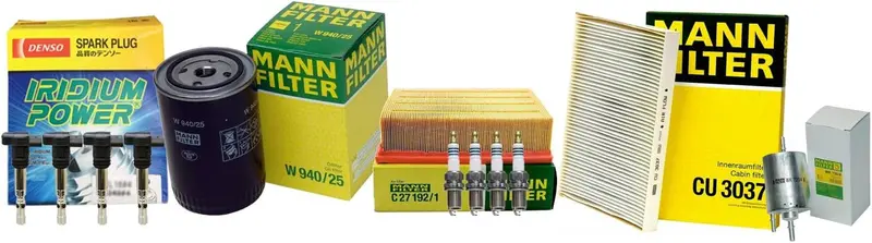 Premium Engine Oil Cabin Air Filters With 4 Direct Ignition Coils And 4 Iridium Power Spark Plugs Tune Up Kit 1