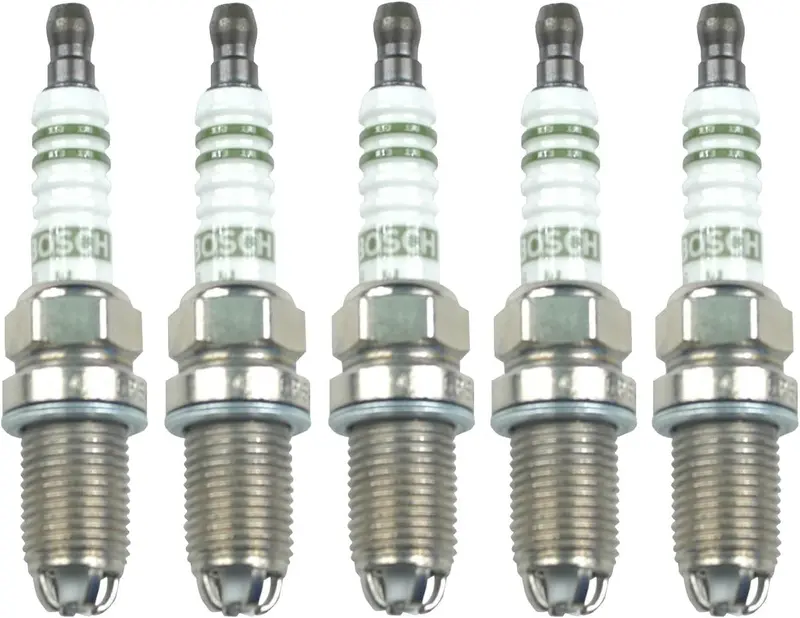 Premium Nickel Set Of 5 Pregapped Spark Plugs For Volvo C30 S40 V50 2.4L L5 1
