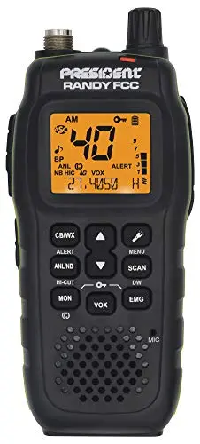 President Randy Fcc Handheld Or Mobile Cb Radio With Weather Channel And Alerts 1