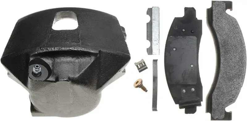 Professional 18R651 Passenger Side Disc Brake Caliper Assembly With Semi-Metallic Pads (Loaded Non-Coated), Remanufactured 1