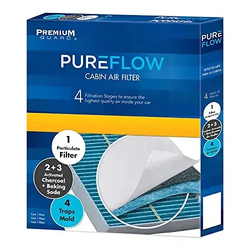 Pureflow Cabin Air Filter Pc5448x | Fits 2006-11 Buick Lucerne, 2005 Cadillac Deville, 2001-03 Oldsmobile Aurora, 2000-05 Pontiac Bonneville 1