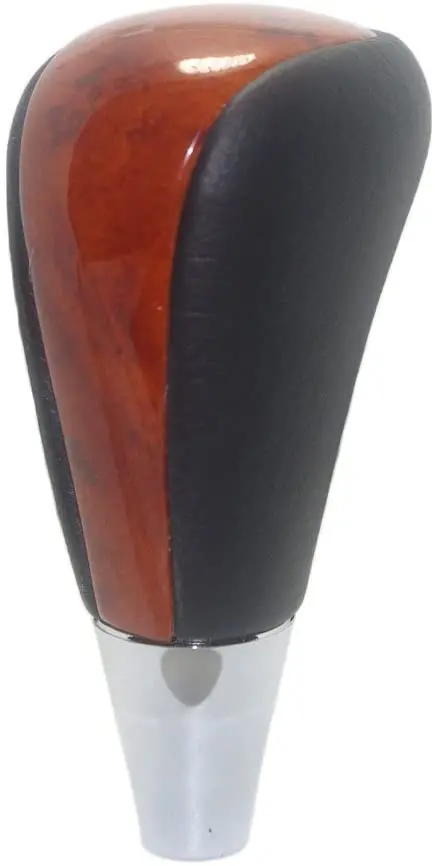 Pursuestar Black Leather Gear Shift Knob For Toyota Camry Crown Rav4 Land Cruiser Hiace Corolla Mazda Lexus Es Rx Gs Is Sc 1