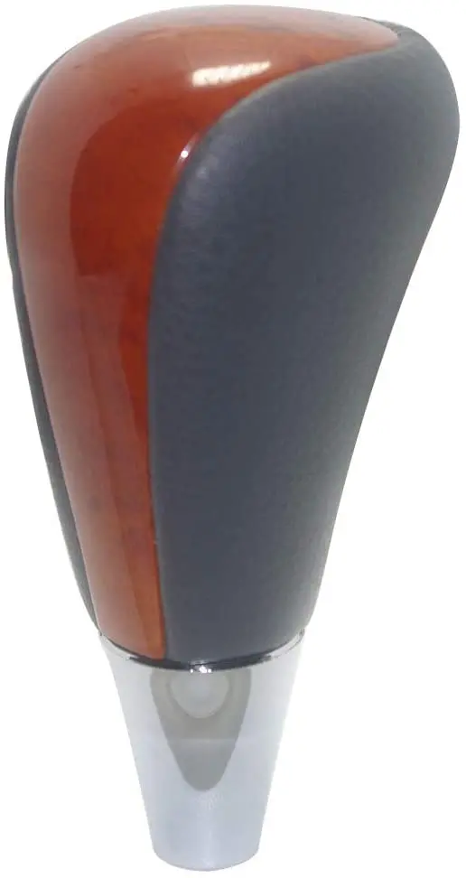 Pursuestar Black Leather Gear Shift Knob For Toyota Camry Crown Rav4 Land Cruiser Hiace Corolla Mazda Lexus Es Rx Gs Is Sc 10