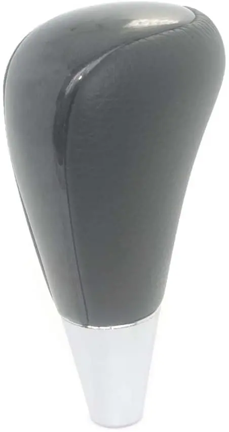 Pursuestar Black Leather Gear Shift Knob For Toyota Camry Crown Rav4 Land Cruiser Hiace Corolla Mazda Lexus Es Rx Gs Is Sc 11