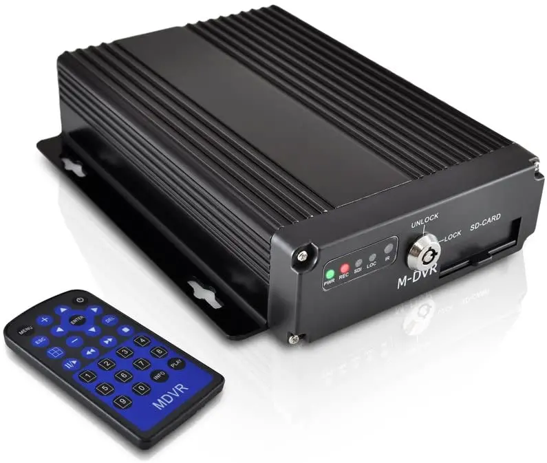 Pyle Car Dvr Mobile Video - Audio Recorder Surveillance System Rearview, Backup And Dash Camera With Hd 4 Channel And 12V-24V Input For Trucks, Trailers, Vans, Buses And Vehicles - Plcmdvr15 1