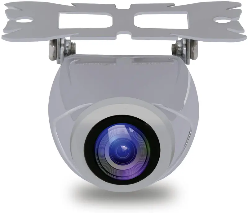Pyle Car Rearview Backup Camera - Compact, Night Vision Illumination, Stainless Steel, Waterproof, Tilt-Adjustable Cam Lens Angle, Parking Reverse Cam - Plcm2720 1