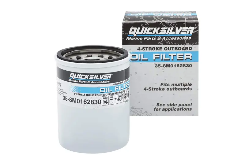 Quicksilver 8M0162830 Filtro De Aceite - Mercury And Mariner Fueraborda De 4 Tiempos 25 Hp A Través De 115 Hp 1