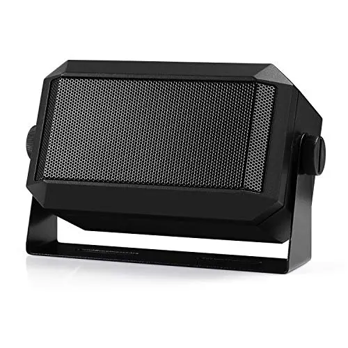 Radioddity Cb Mobile Radio External Speaker, Mini Universal Portable 5W, 71" Power Cable, For Car Truck Vehicle 4 X 4, Compatible With Radioddity Cb-27 Icom Id-5100 Yaesu Ft-891 Midland Mxt115 1