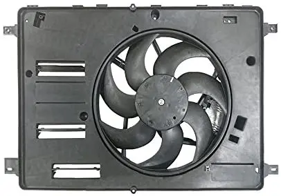 Rareelectrical New Dual Radiator And Condenser Fan Compatible With Volvo S60 Cross Country 16-17 1368427-6 1