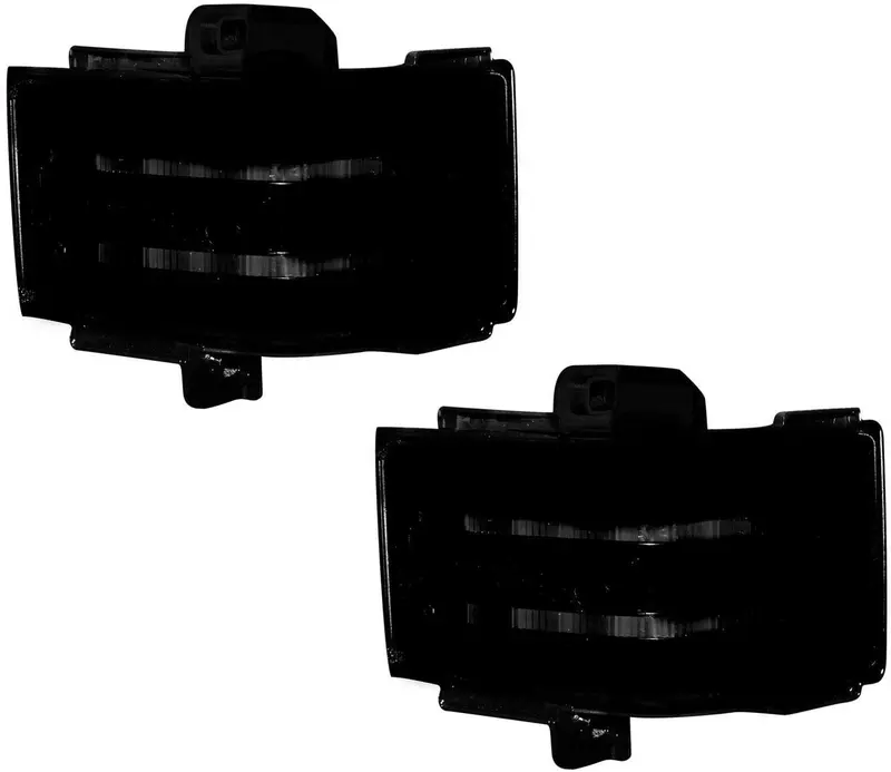 Recon 264245Ambk Ford For 17-18 F250/F350/F450 Superduty Side Mirror Lenses 1