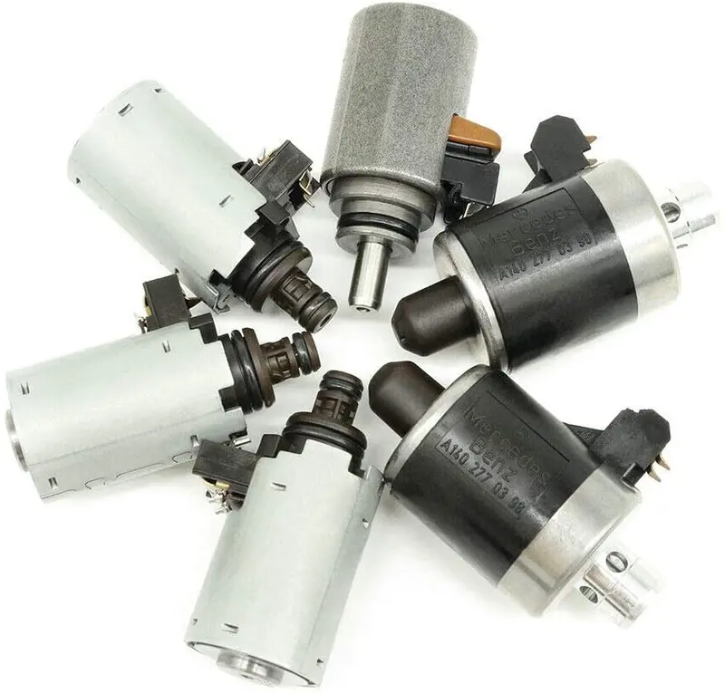 Remanufactured 6Pcs 722.6 Automatic Transmission Solenoids Kit Compatible With Mercedes Benz 5-Speed Chrysler Dodge 1996-On 1