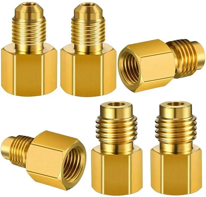 Reunion Brass Refrigeration Box Adapter Is Suitable Fit For R12 Assembly Adapter 1/2 Acme Air Conditioner Connector Nut 1