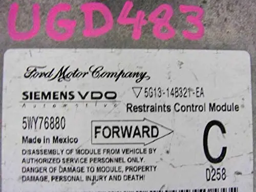 Reused Parts Bag Control Module Fits 05-07 Five Hundred 5G13-14B321-Ea 5G1314b321ea 2