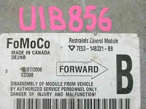 Reused Parts Bag Control Module Fits 06-08 Fusion 7E53-14B321-Bb 7E5314b321bb 2
